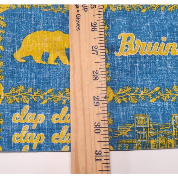 Reyn Spooner University UCLA Bruins Hawaiian Shirt Mens XL Blue Gold NEW NWT - Picture 14 of 15